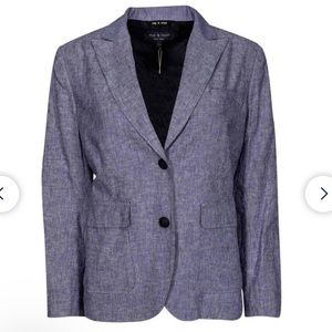 Rag & Bone Linen/Cotton Blazer